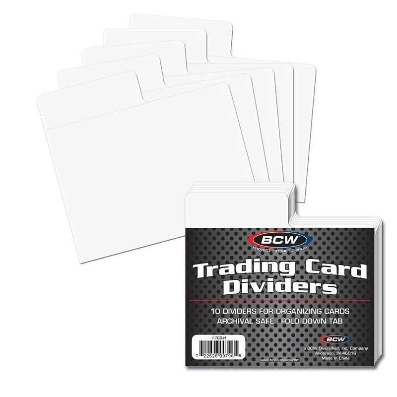 BCW Horizontal Trading Card Dividers