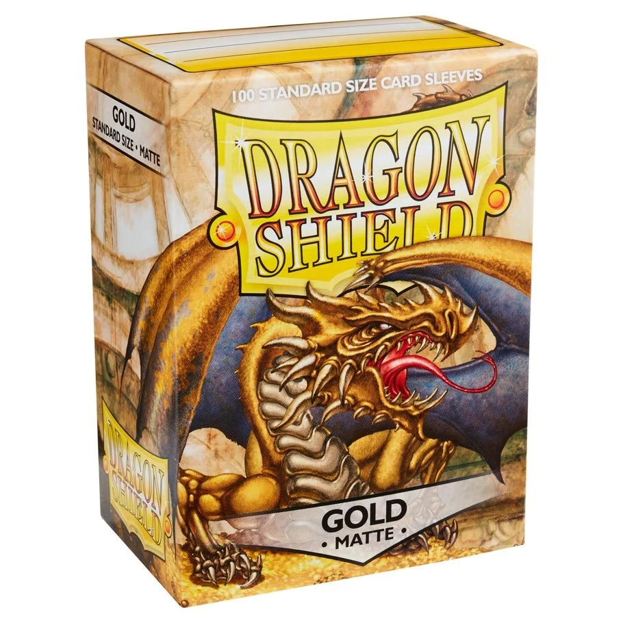Dragon Shield Matte Sleeves: Gold (100)
