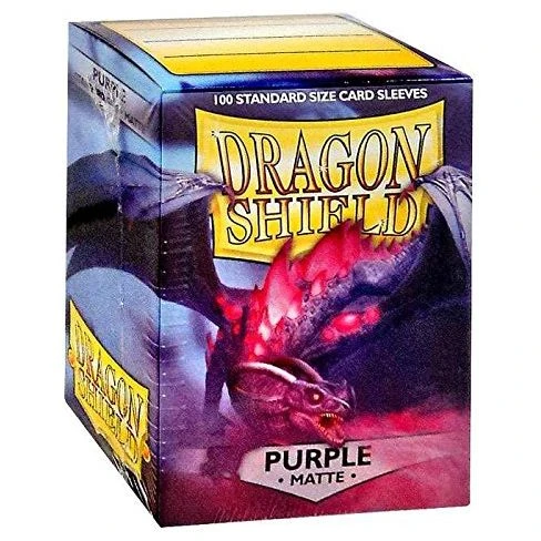 Dragon Shield Matte Sleeves: Purple (100)