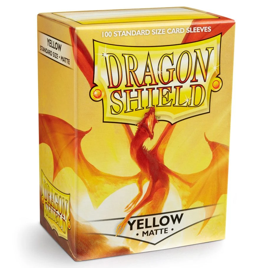 Dragon Shield Matte Sleeves: Yellow (100)
