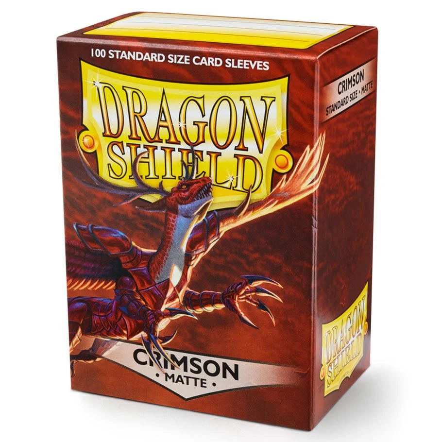 Dragon Shield Matte Sleeves: Crimson (100)