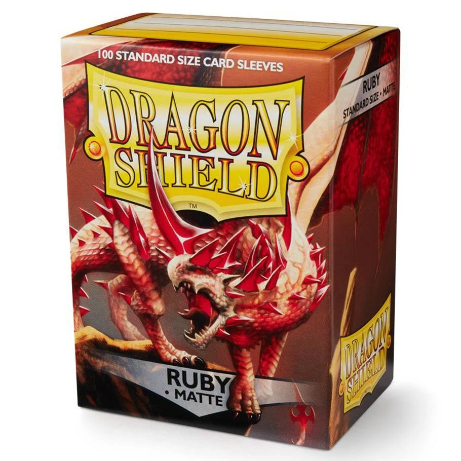 Dragon Shield Matte Sleeves: Ruby (100)