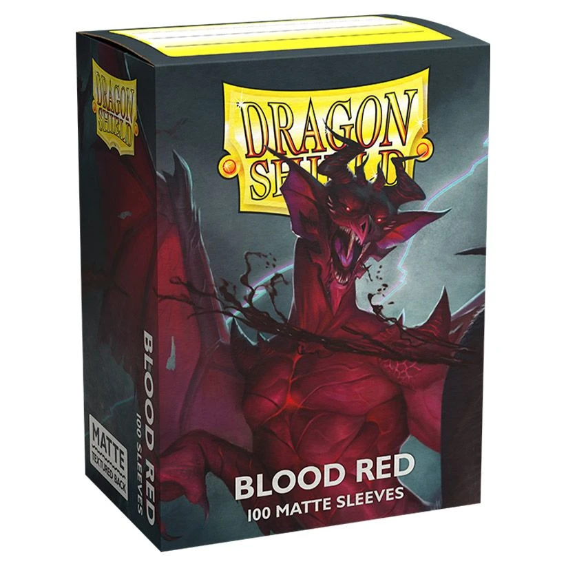 Dragon Shield Matte Sleeves: Blood Red (100)