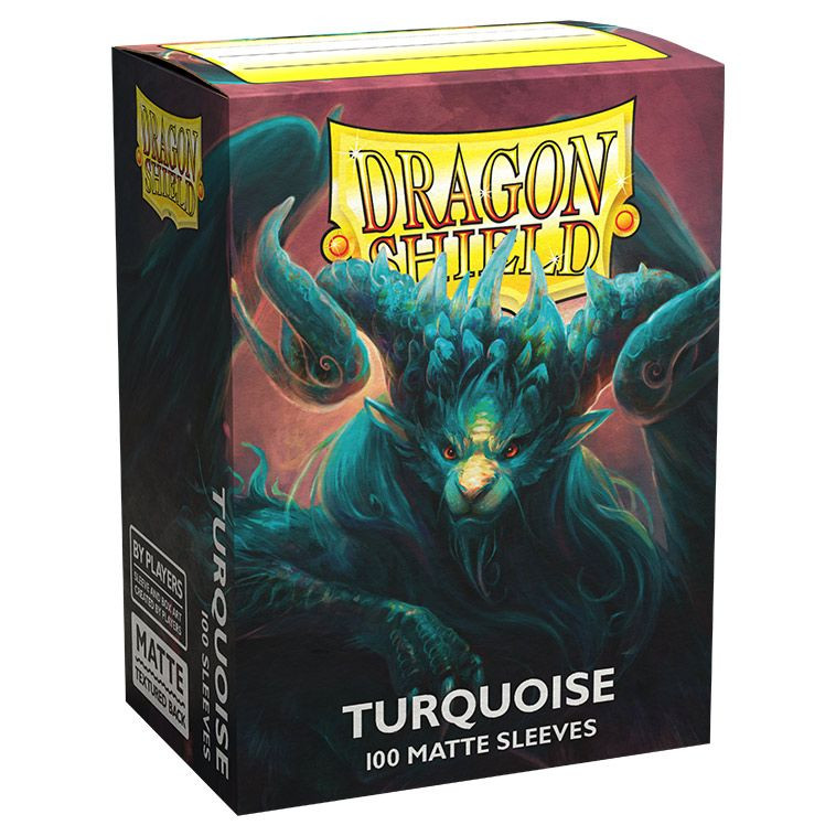 Dragon Shield Matte Sleeves: Turquoise (100)