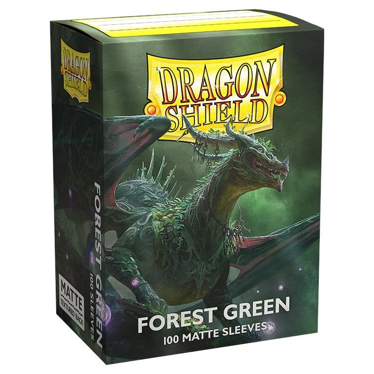 Dragon Shield Matte Sleeves: Forest Green (100)