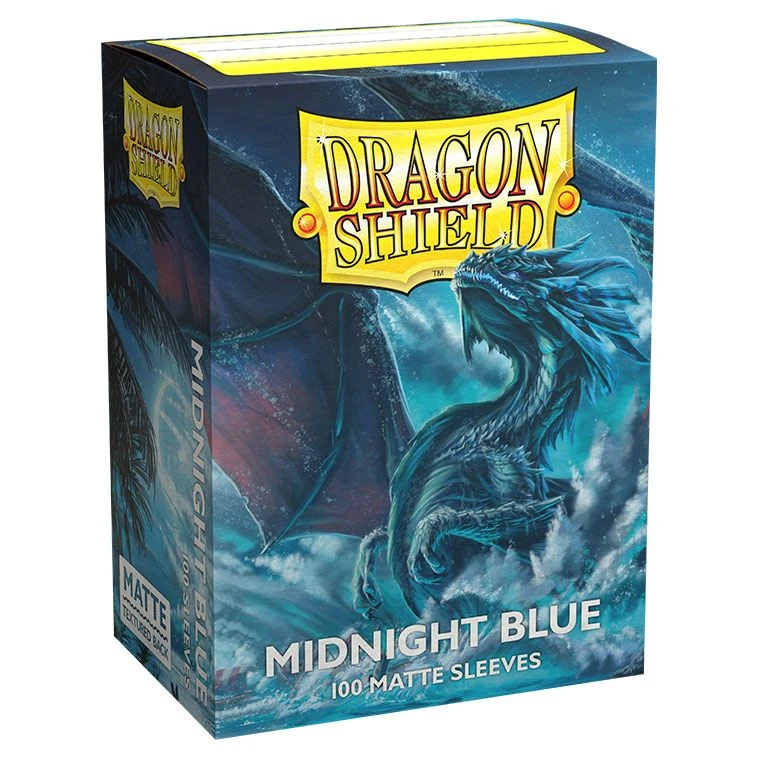 Dragon Shield Matte Sleeves: Midnight Blue (100)