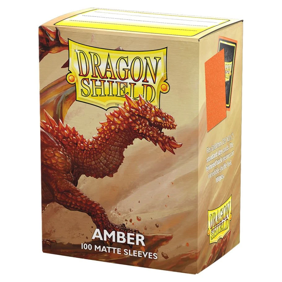 Dragon Shield Matte Sleeves: Amber (100)