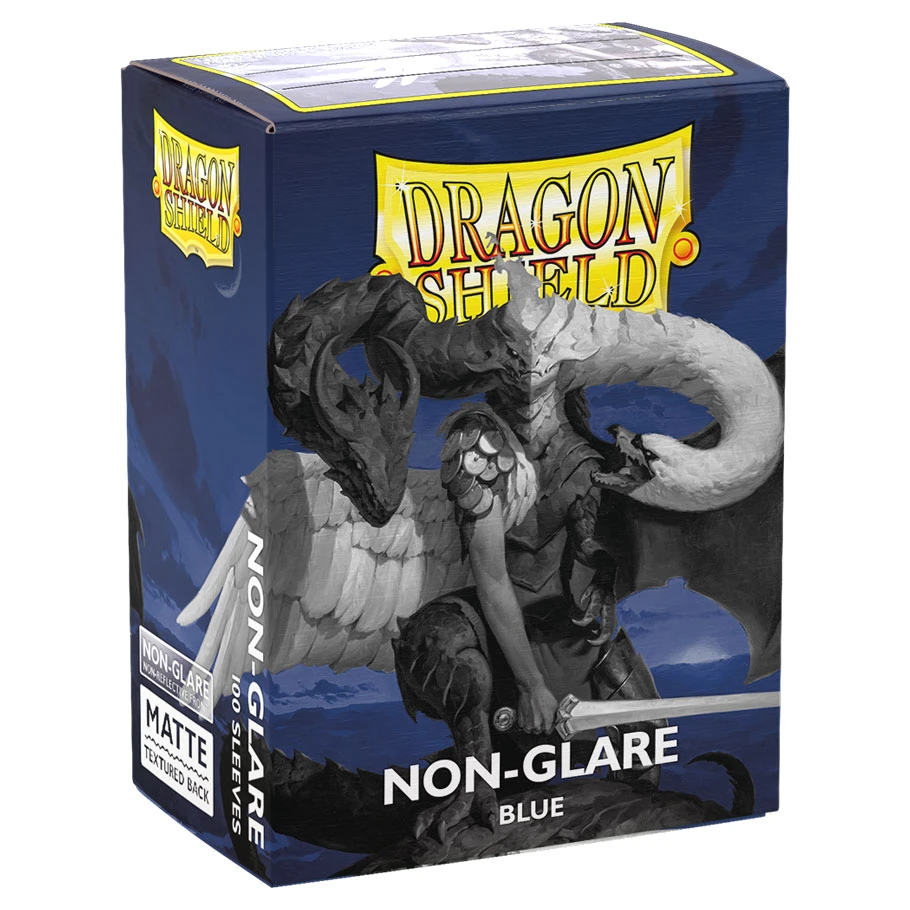 Dragon Shield Non-Glare Matte Sleeves: Blue (100)