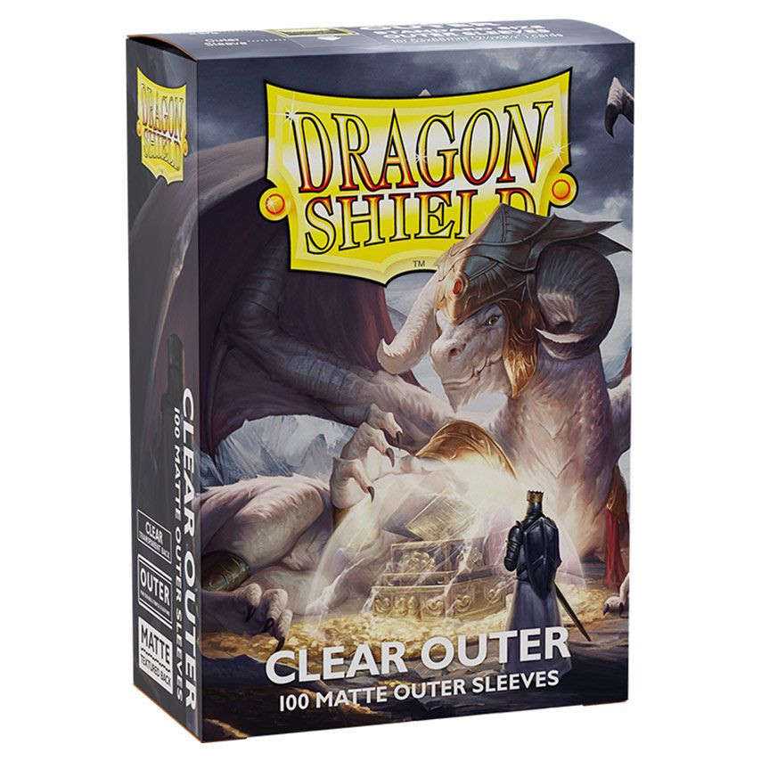 Dragon Shield Matte Outer Sleeves: Clear (100)