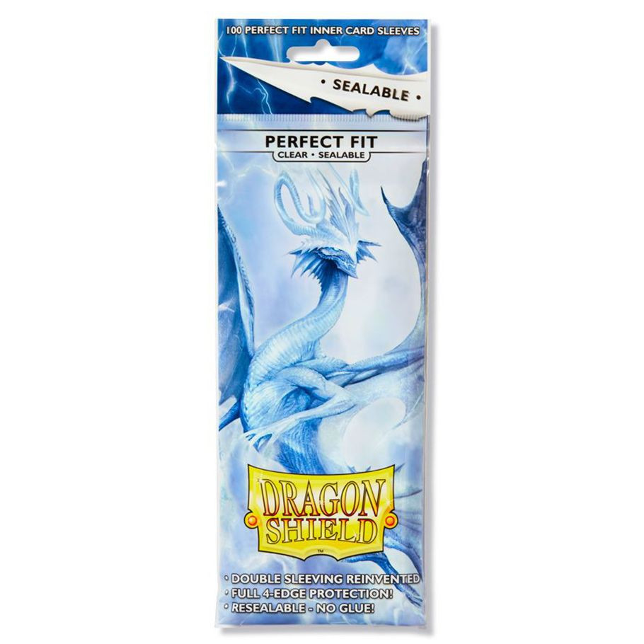 Dragon Shield Perfect Fit Sealable Inner Sleeves: Clear (100)