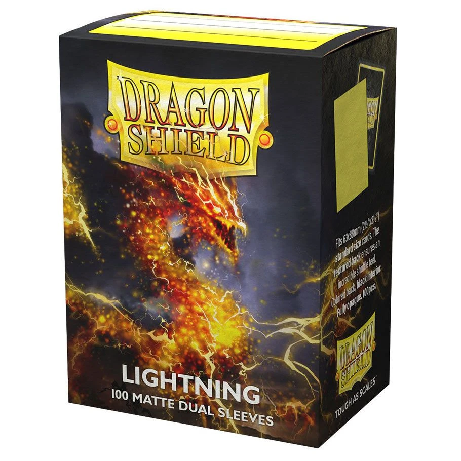 Dragon Shield Dual Matte Sleeves: Lightning (100)