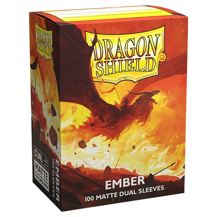 Dragon Shield Dual Matte Sleeves: Ember (100)