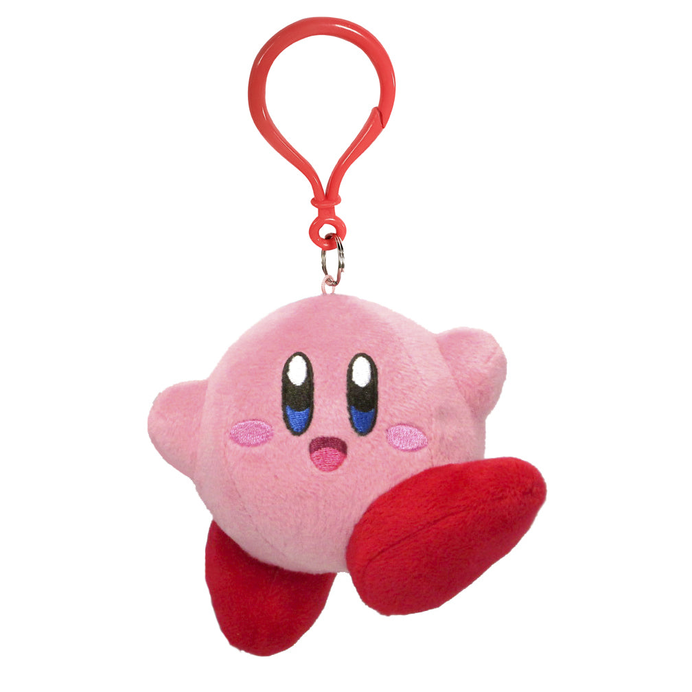 Kirby Jumping Plush Backpack Dangler: 3.5 in
