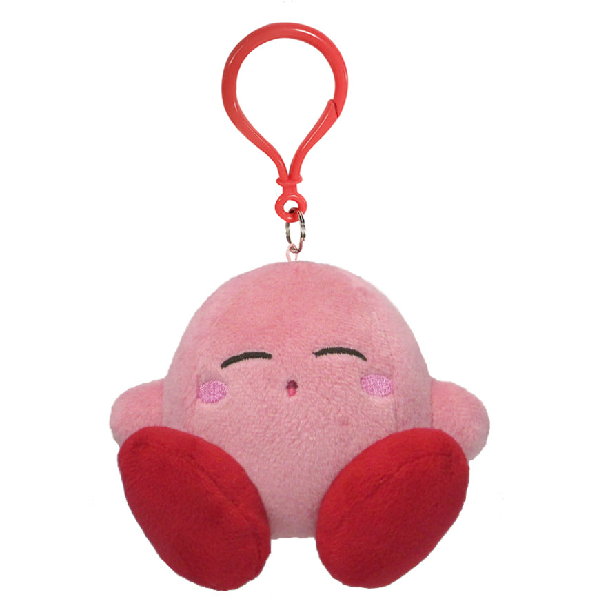 Kirby Sleeping Plush Backpack Dangler: 3.5 in