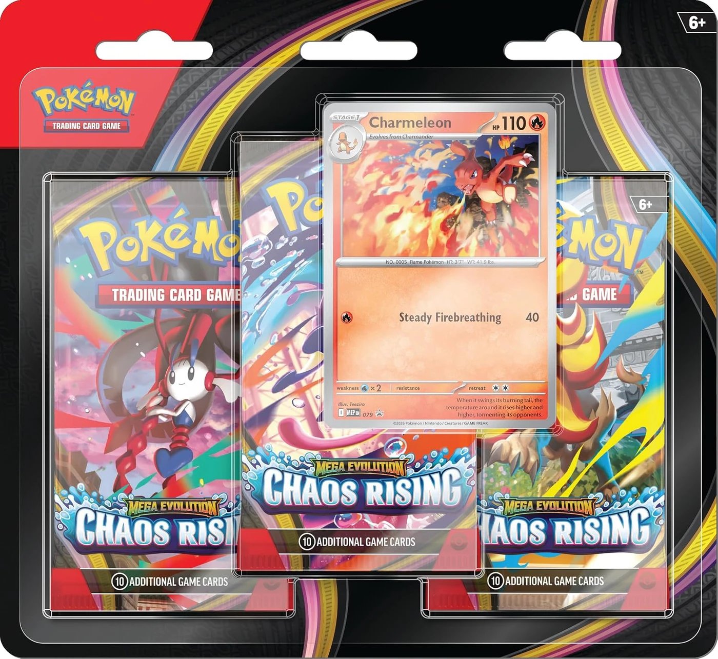 Pokémon Chaos Rising: 3-Pack Blister