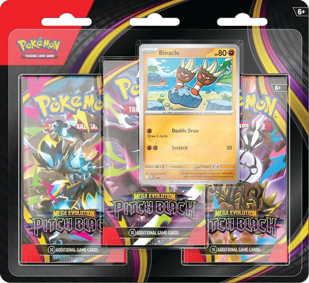 Pokémon Pitch Black: 3-Pack Blister